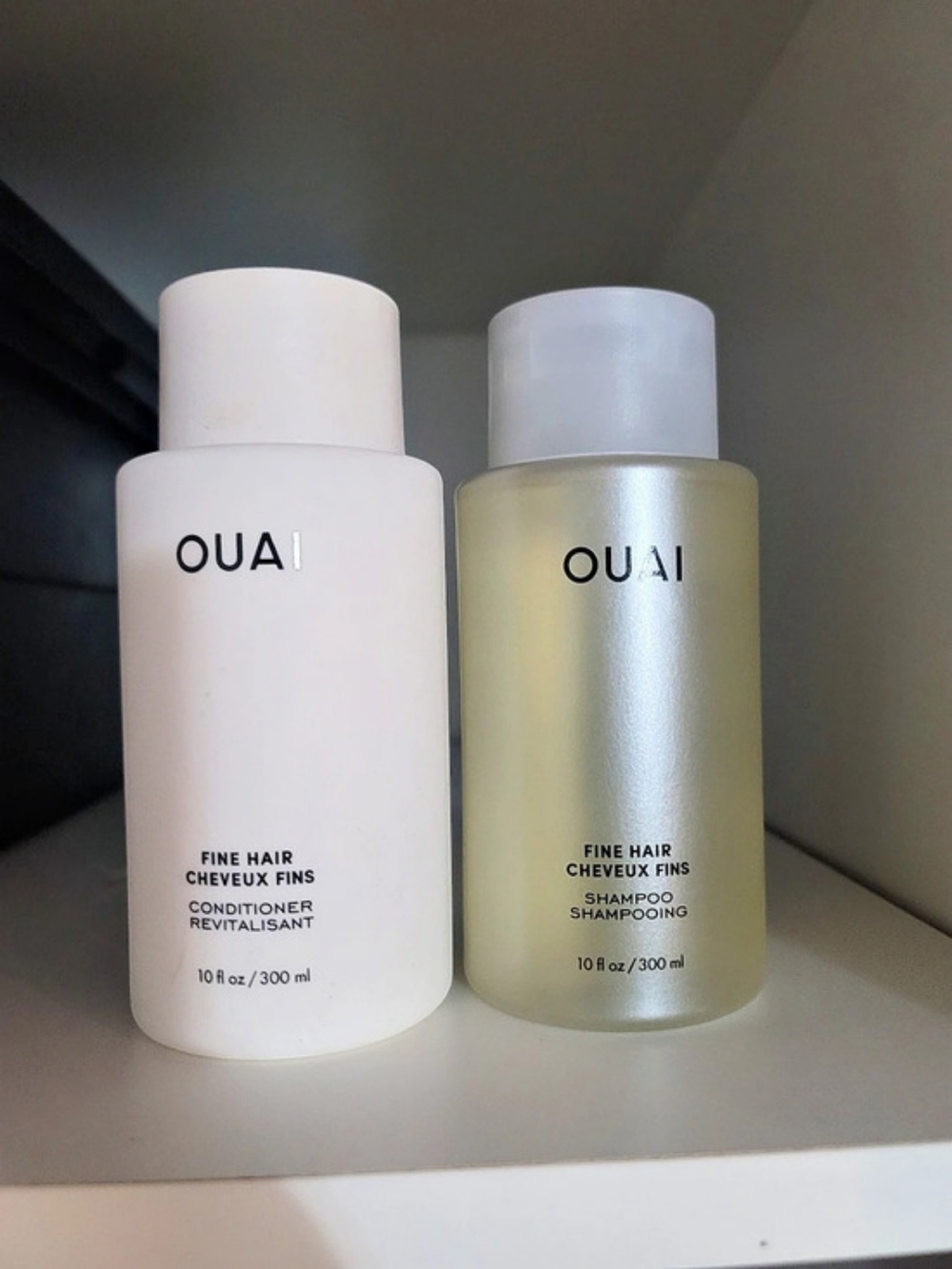 OUAI Fine Hair Shampoo and Conditioner Set 10 fl oz